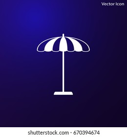 Umbrella Icon vector flat design