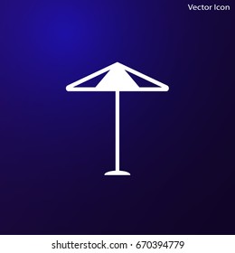 Umbrella Icon vector flat design