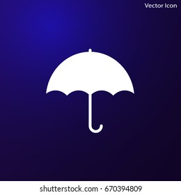 Umbrella Icon vector flat design