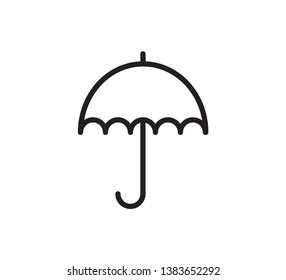 Umbrella icon vector flat style trendy