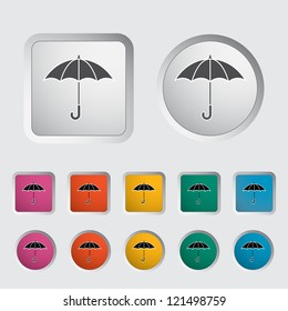 Umbrella icon. Vector illustration.