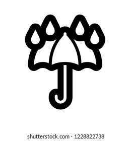 Umbrella icon. Vector Illustration