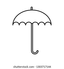 Umbrella icon vector illustration
