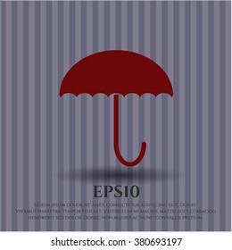 Umbrella icon vector illustration