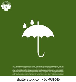 Umbrella icon. vector illustration
