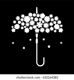 umbrella icon vector illustration