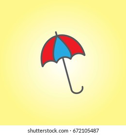 umbrella icon. vector illustration