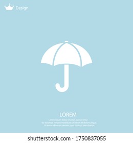 umbrella icon. Vector illustration EPS 10.