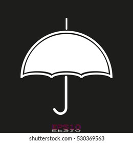 umbrella icon vector illustration EPS 10