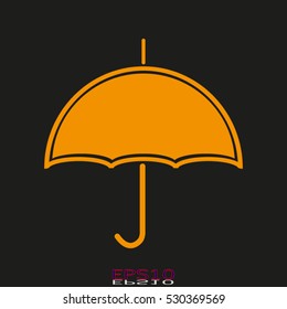 umbrella icon vector illustration EPS 10