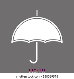 umbrella icon vector illustration EPS 10