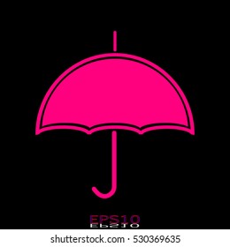 umbrella icon vector illustration EPS 10