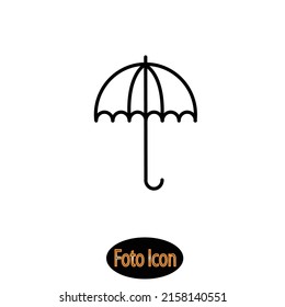 Umbrella icon. Vector illustration eps10