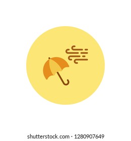 Umbrella Icon Vector Illustration in Flat Style for Any Purpose