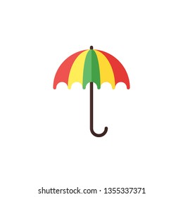 Umbrella Icon Vector Illustration in Flat Style for Any Purpose