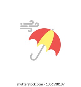 Umbrella Icon Vector Illustration in Flat Style for Any Purpose