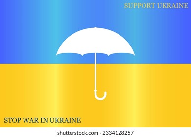 Umbrella icon, vector illustration. Flat design style