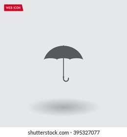 Umbrella icon, vector illustration. Flat design style