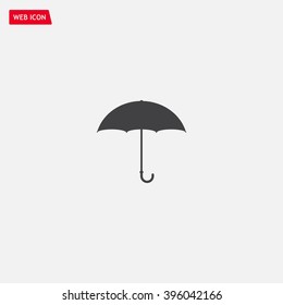 Umbrella icon, vector illustration. Flat design style