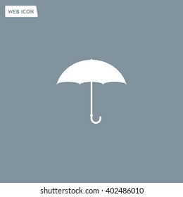 Umbrella icon, vector illustration. Flat design style
