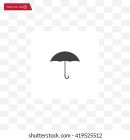 Umbrella icon, vector illustration. Flat design style