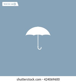 Umbrella icon, vector illustration. Flat design style