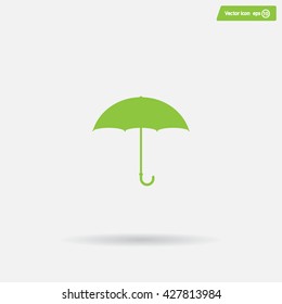 Umbrella icon, vector illustration. Flat design style