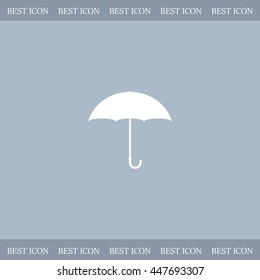 Umbrella icon, vector illustration. Flat design style