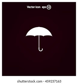 Umbrella icon, vector illustration. Flat design style