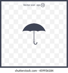 Umbrella icon, vector illustration. Flat design style
