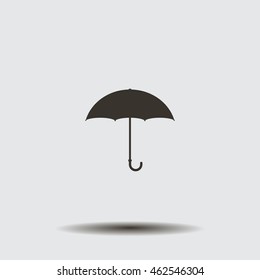 Umbrella icon, vector illustration. Flat design style