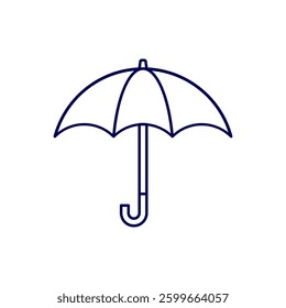 umbrella icon vector illustration isolated on white background