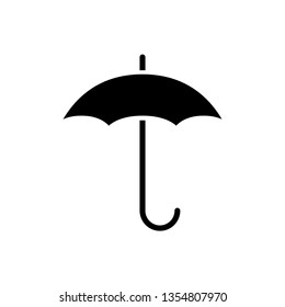 Umbrella Icon Vector Illustration Logo Template