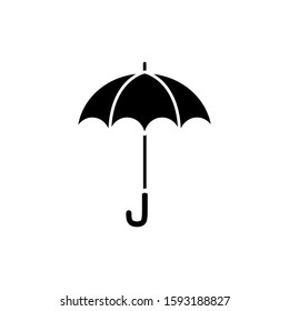Umbrella icon vector illustration logo template for many purpose. Isolated on white background.