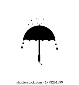 umbrella icon vector illustration logo template