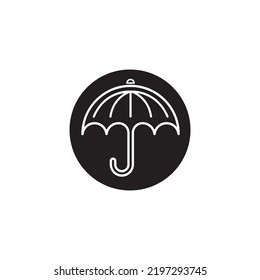 umbrella icon vector illustration logo design