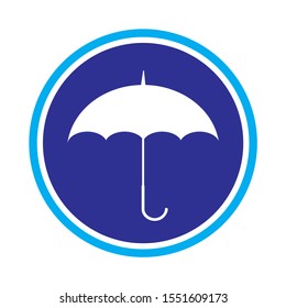 umbrella icon vector illustration on white background
