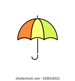 umbrella icon vector illustration template design