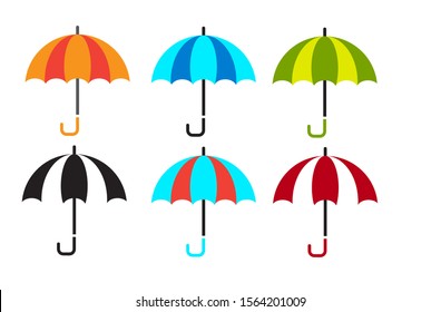 Umbrella Icon Vector Illustration template Design Stock Vector