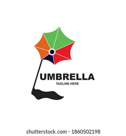 umbrella icon vector illustration template design
