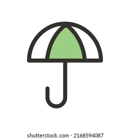 Umbrella icon vector illustration is very suitable for use in websites, businesses, logos, designs, apps and more.