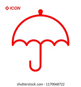 Umbrella icon vector, vector Ilustration