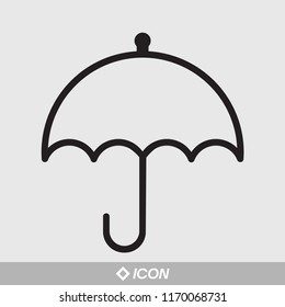 Umbrella icon vector, vector Ilustration