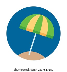umbrella icon vector image with white background