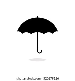 Umbrella icon vector isolated