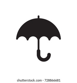 umbrella icon. Vector isolated icon for web and mobile on white background.