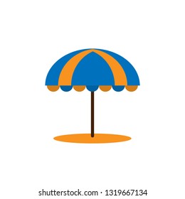 umbrella icon vector logo template