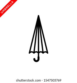 umbrella icon vector logo template