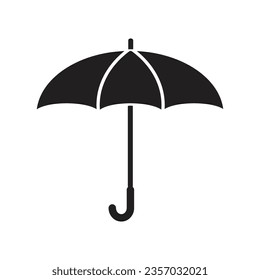 Umbrella icon vector on trendy design