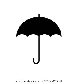 umbrella icon vector, on white background editable eps10